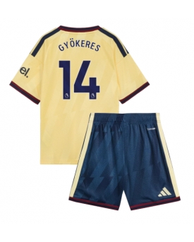 Arsenal Viktor Gyokeres #14 Maglia Gara Terza Repliche 2026-27 Bambino Maniche Corte Arsenal Viktor Gyokeres #14 Maglia Gara Terza Repliche 2026-27 Bambino Maniche Corte